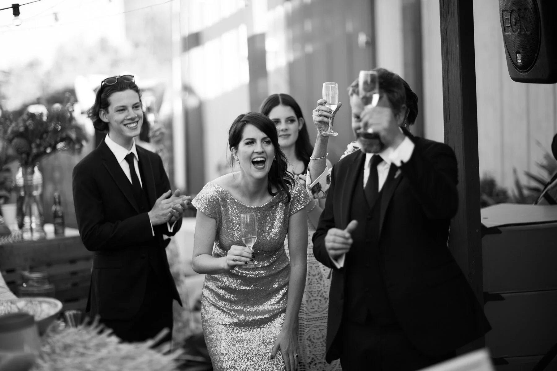Steph and Tim at their Backyard wedding, Melbourne