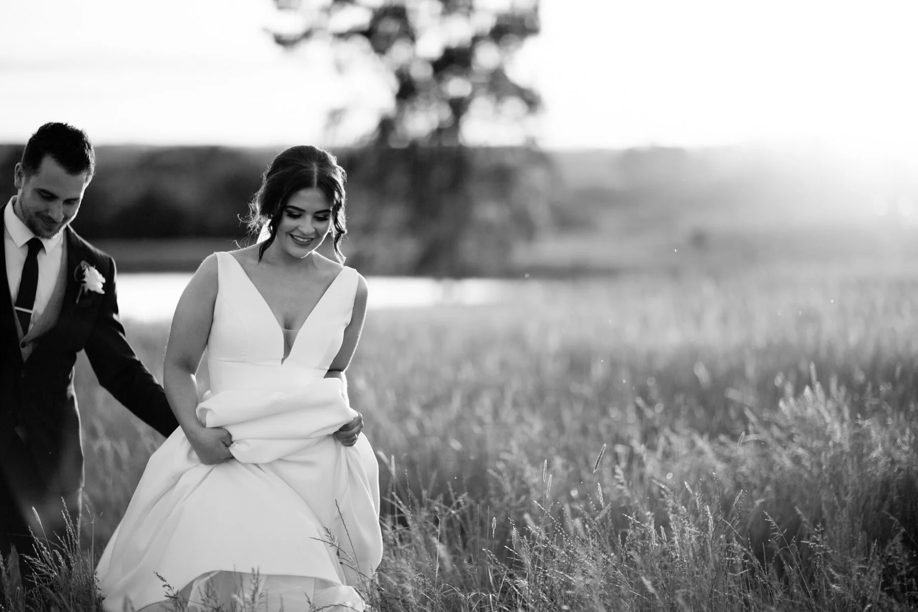 Alyshia and Justin at Zonzo Estate, Yarra Valley