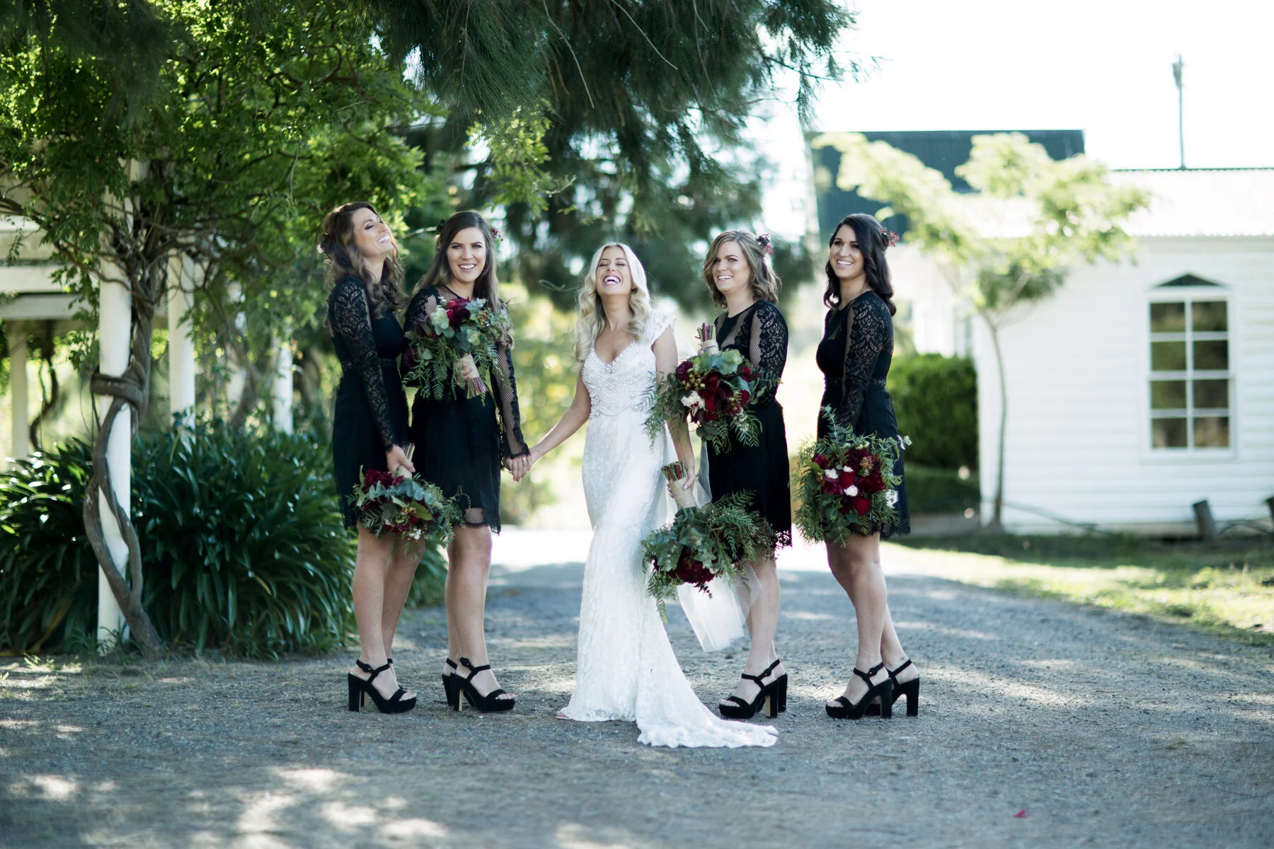 Courtney and her Bridesmaids, Yarra Velley