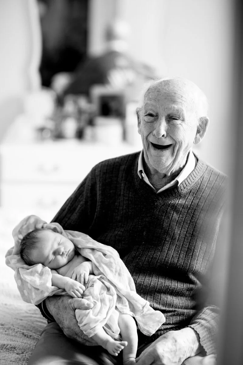 Les with his great grandson Lando