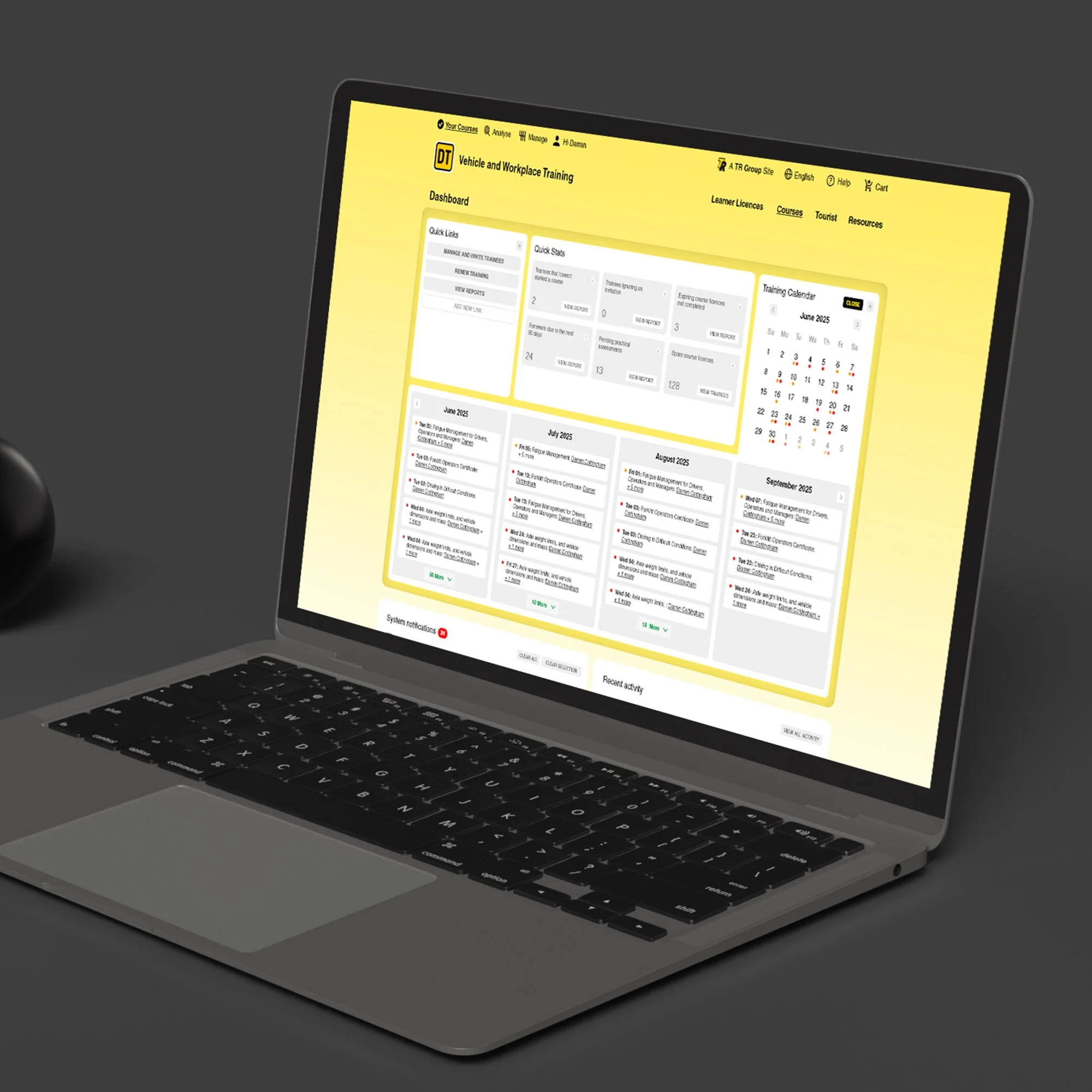Driver Training Phase 3: Dashboard & More