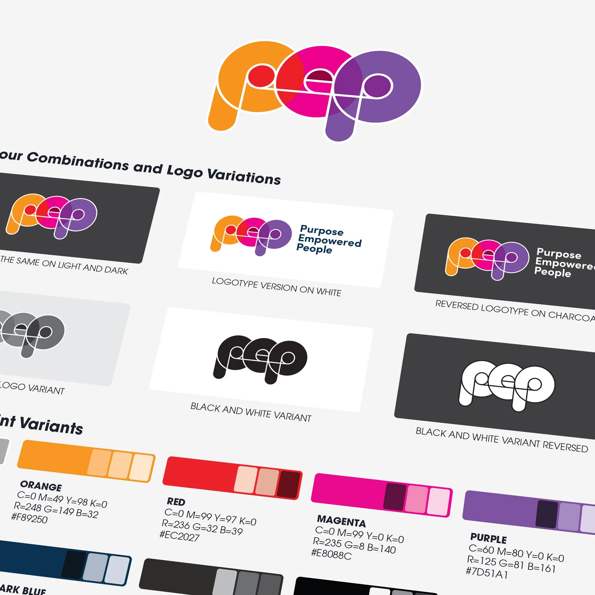 PEP Brand Suite - From a Single Logo to a Full Ecosystem: Mata Designs the pep Brand Family