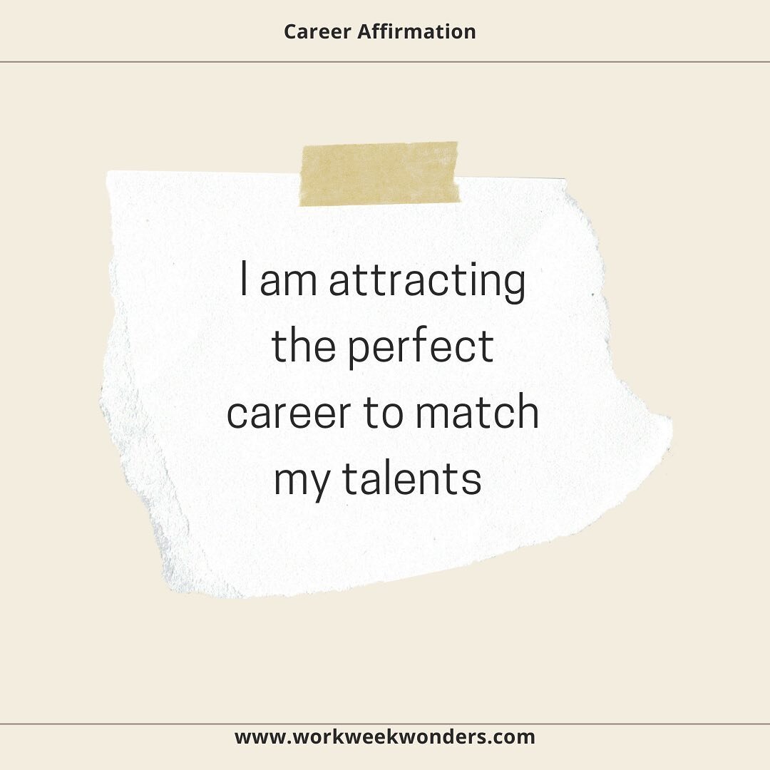 You are so talented! Yes, YOU! ✨✨✨✨✨✨✨✨✨✨✨

✨✨✨✨✨✨✨✨✨✨✨

#OrganizationalDevelopment
#CareerAdvice
#CareerGoals 
#Focus
#Jobs
#WorkWeekWonders
#Goals
#Motivation 
#Millennials
#BeProductive
#YoungProfessionals 
#CareerAffirmation 
#Salary 
#Profession