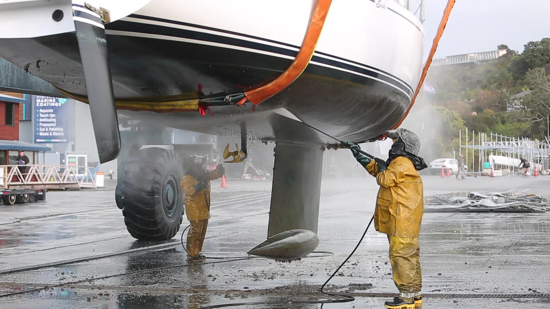 No to in-water hull cleaning