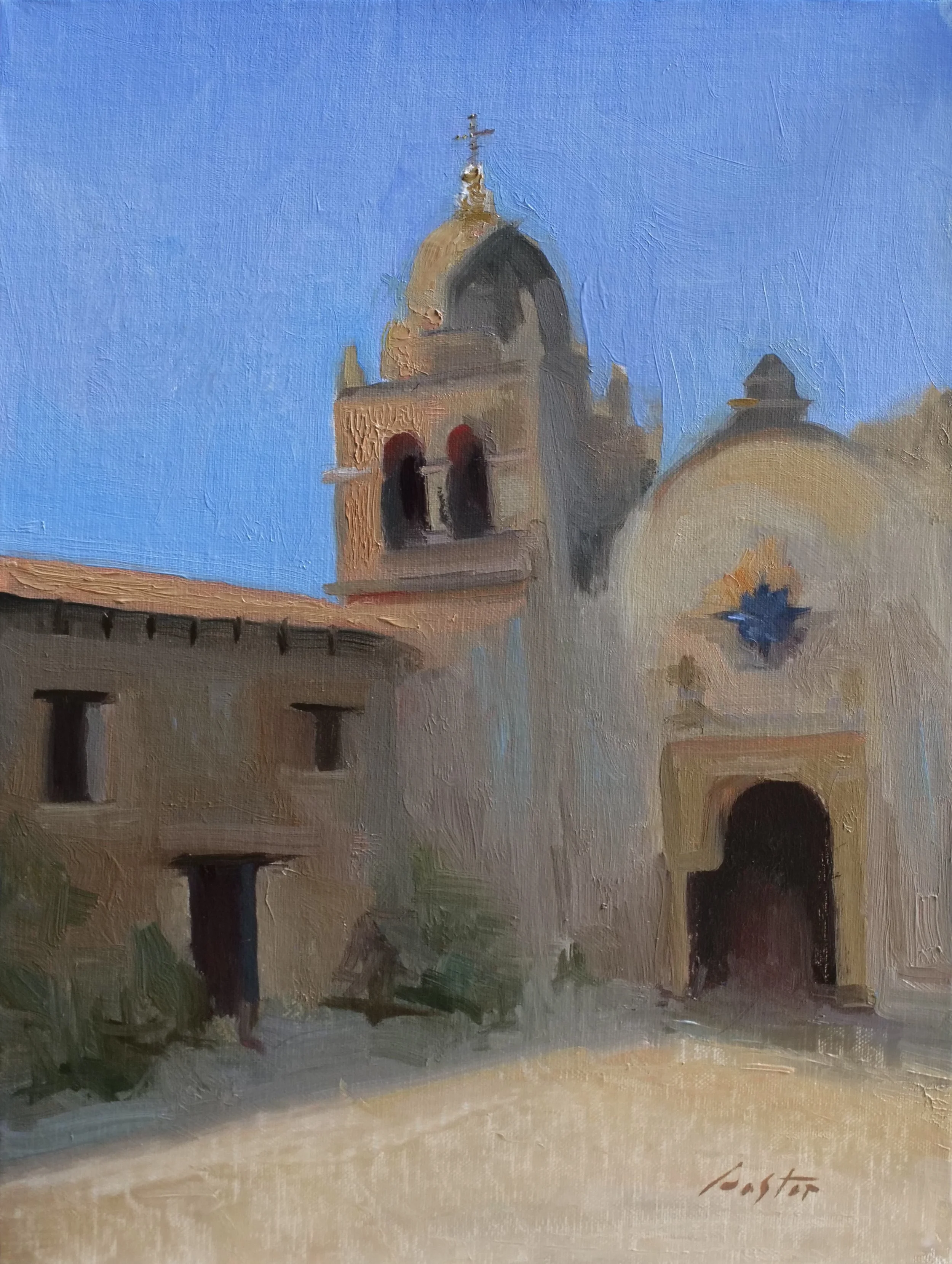 Carmel Mission Basilica 9x12