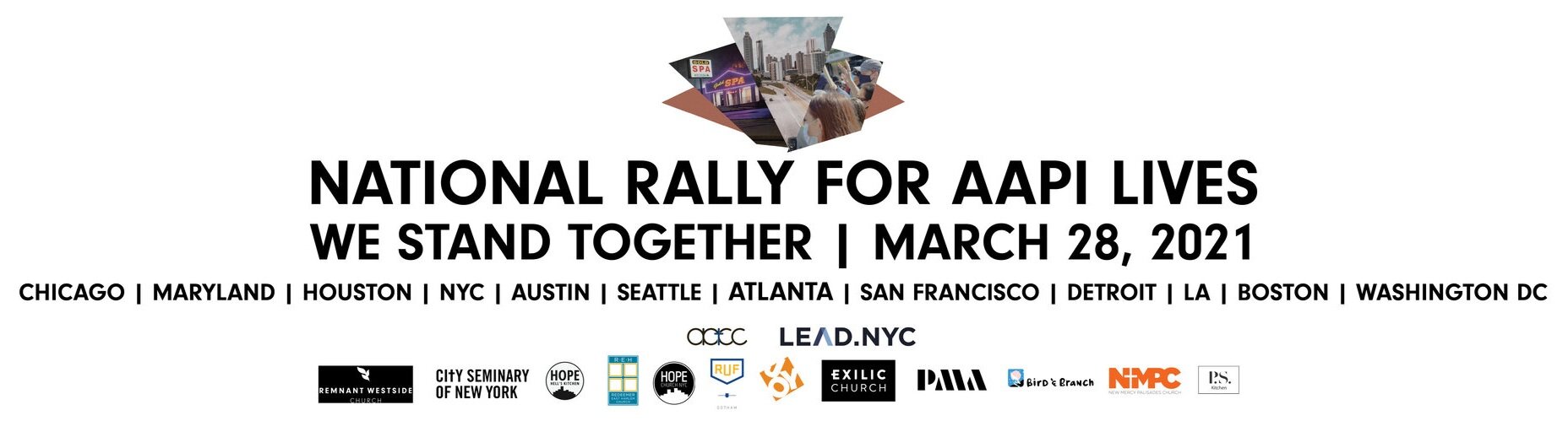 National Rally for AAPI Lives and Dignity @ March 28, 2021 in 14 Cities