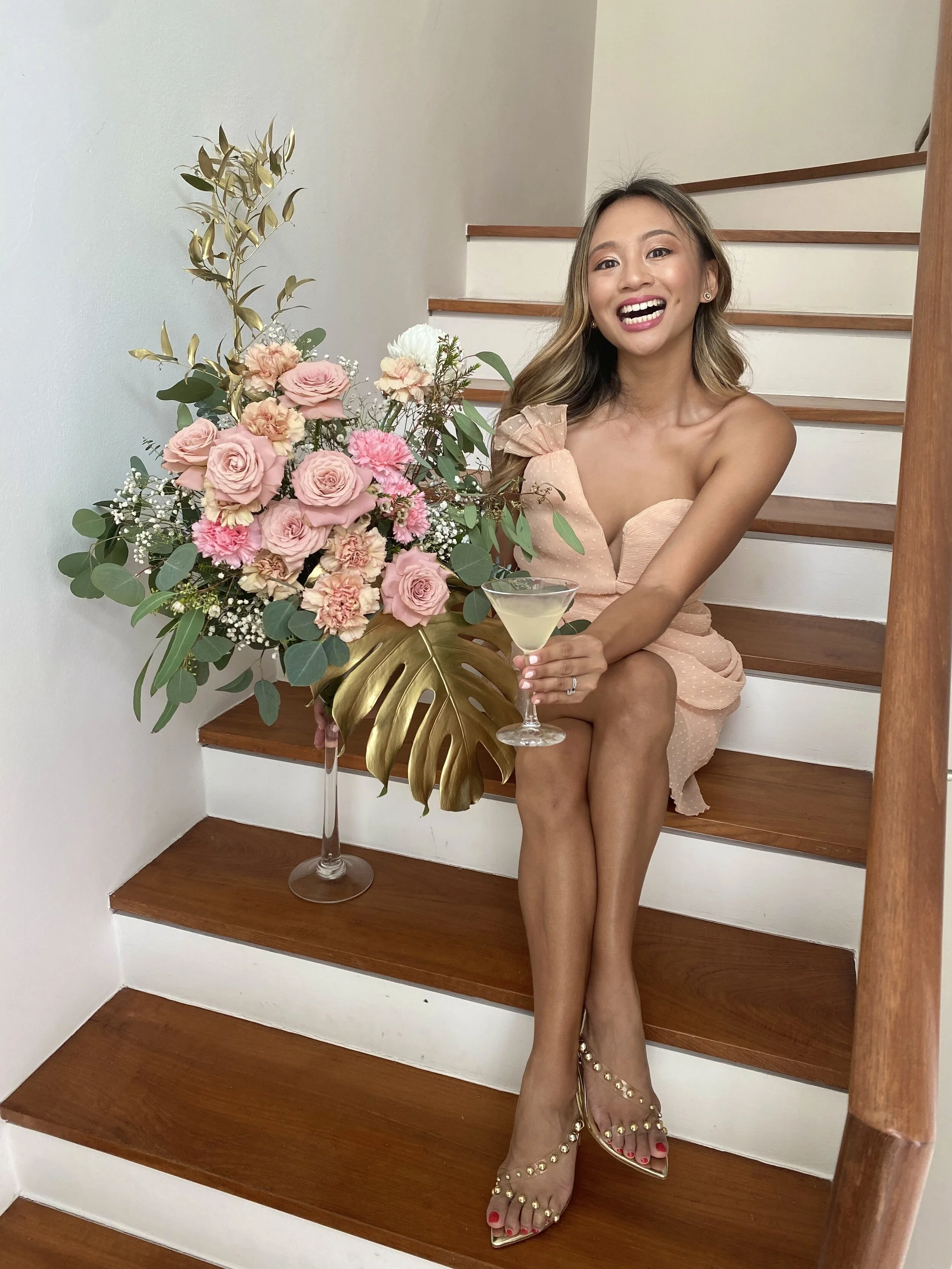 Flower Martini Centrepiece