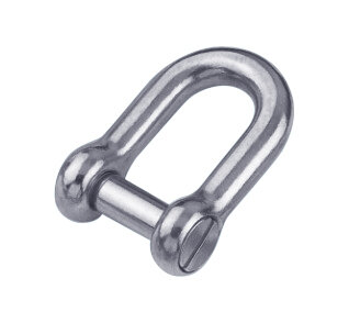 S360CF - D Shackle ( W/ Oval Sink Pin ) Forged