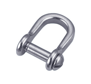 S361RF - D Shackle Semi Round Type (W/ Sink Screw Pin)