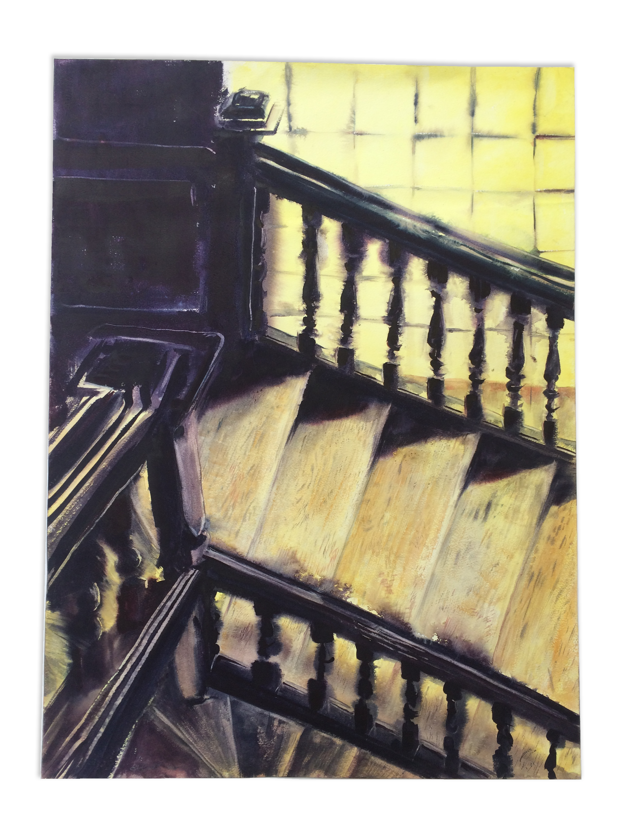 Stairs at Christ Church Spitalfields/15 SOLD