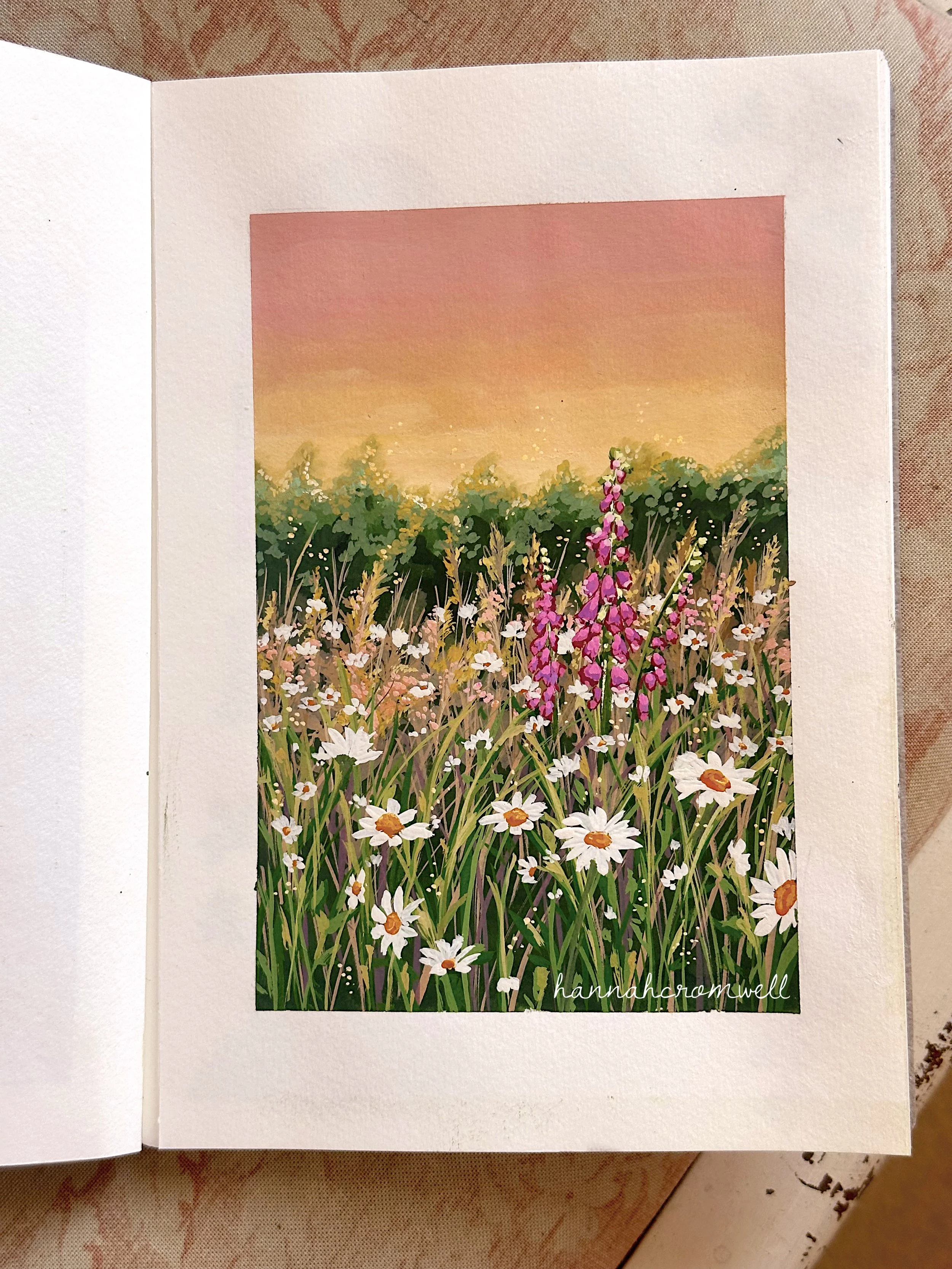 Foxglove Sunset sketchbook 2 HC.jpg