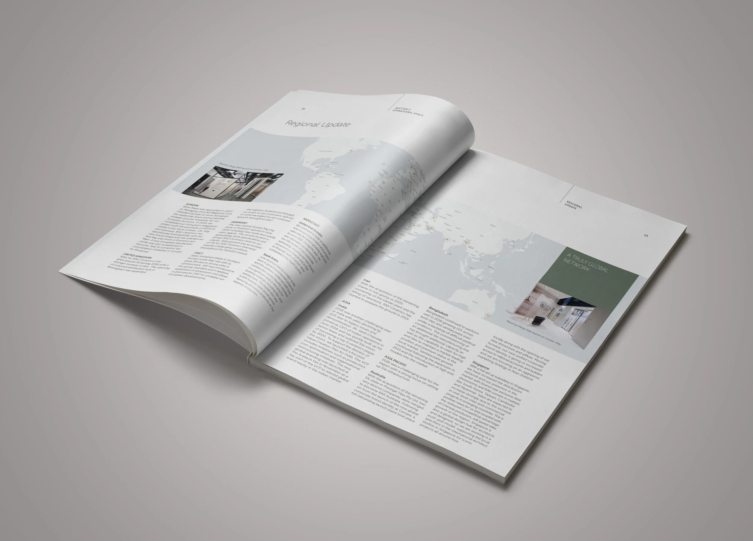 Cambridge annual report design