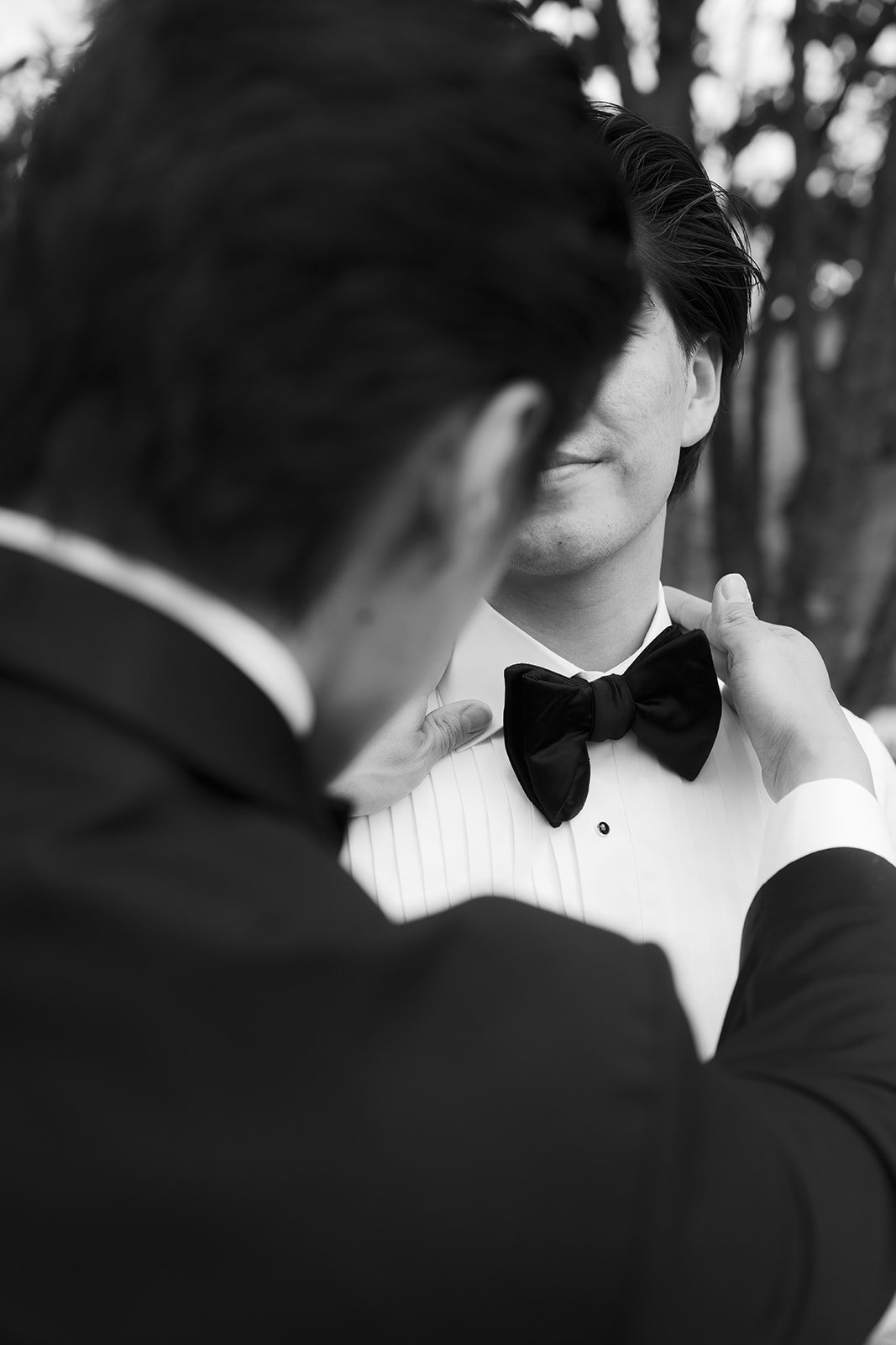 Groom getting ready at Millbrook Resort Queenstown wedding morning