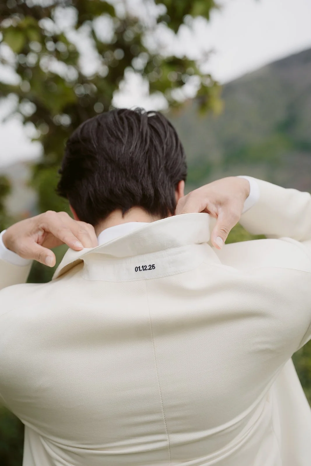 Groom getting ready at Millbrook Resort Queenstown wedding morning