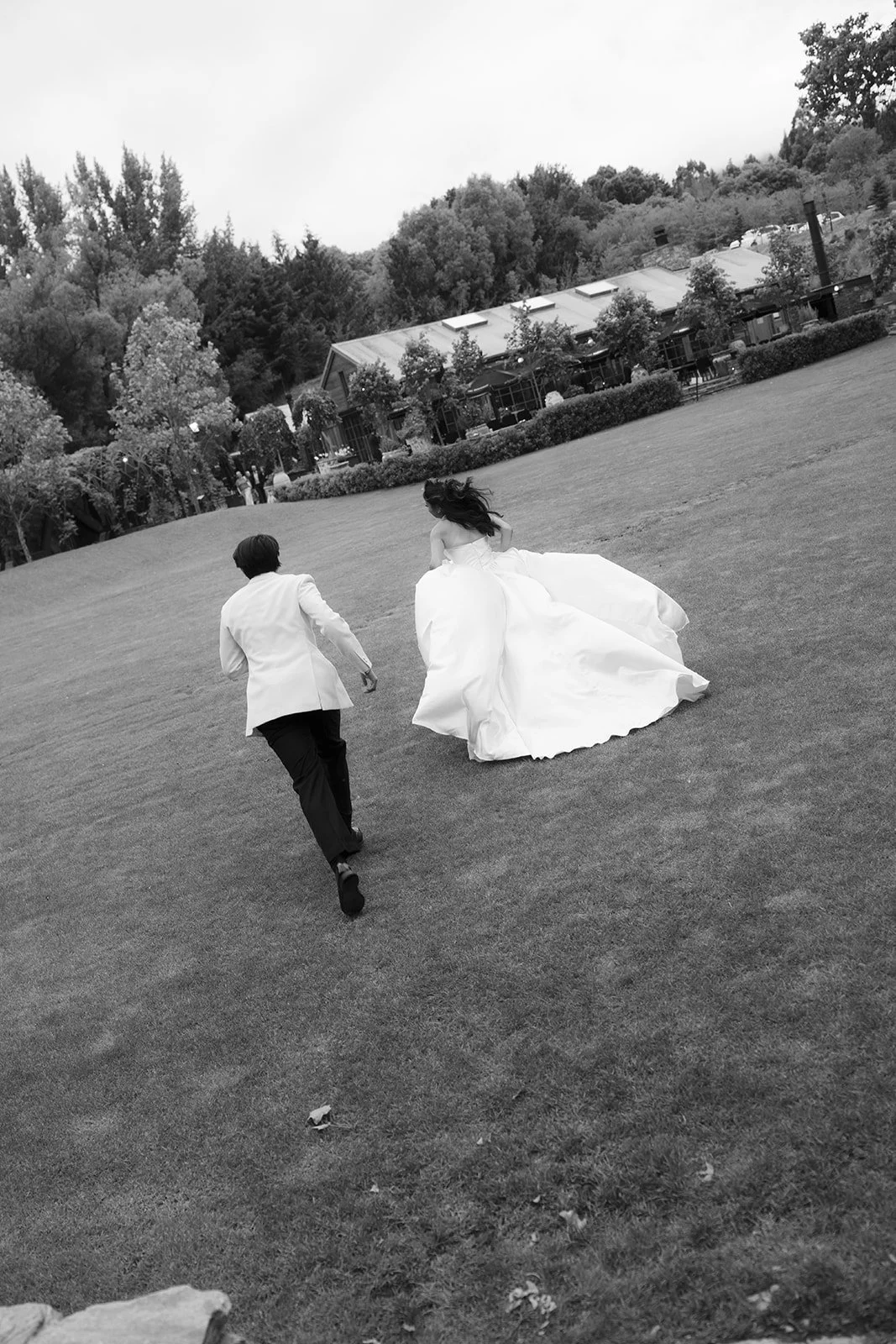 Ayrburn wedding ceremony at The Pond in Queenstown