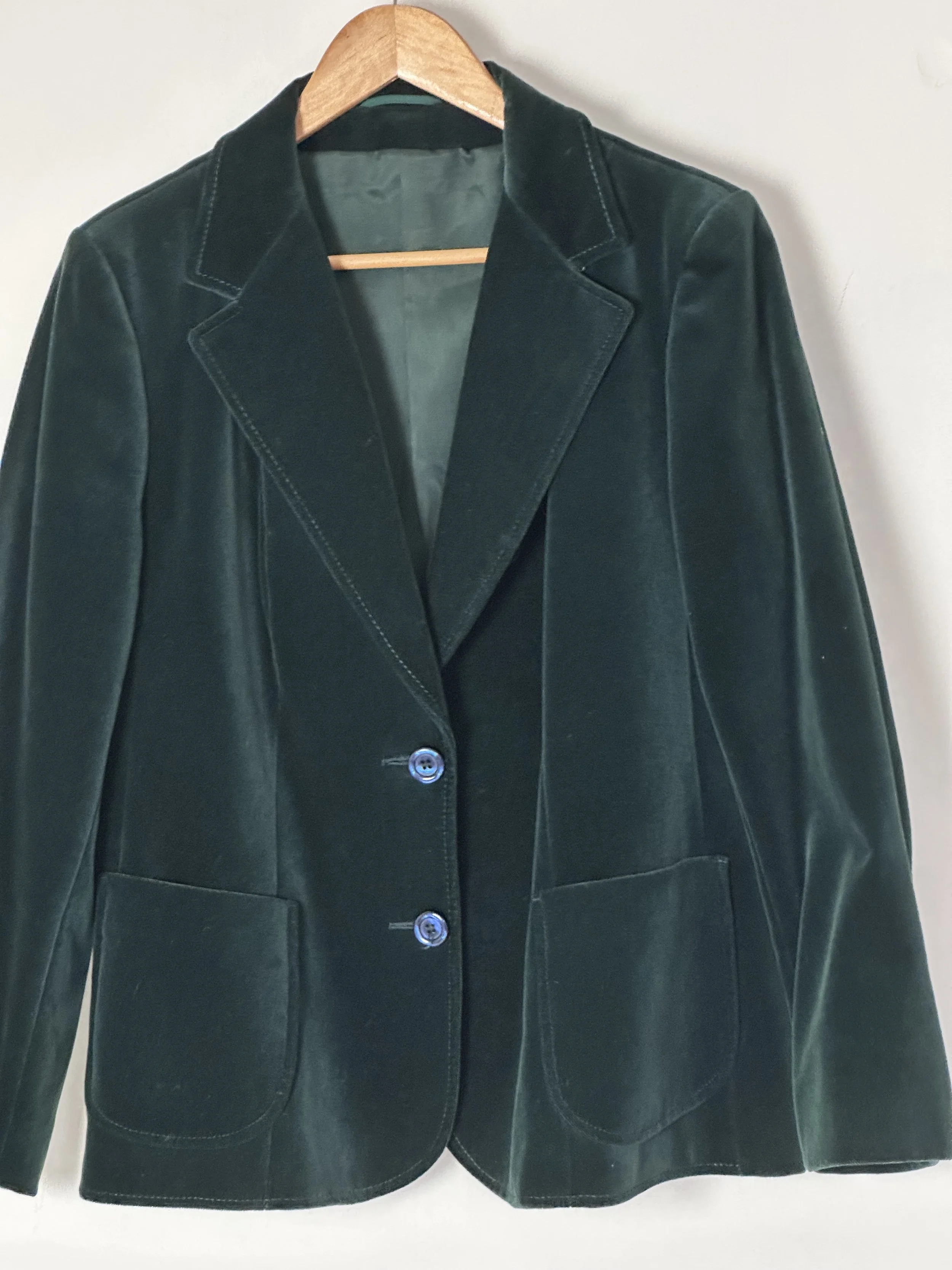 Green Velvet Jacket