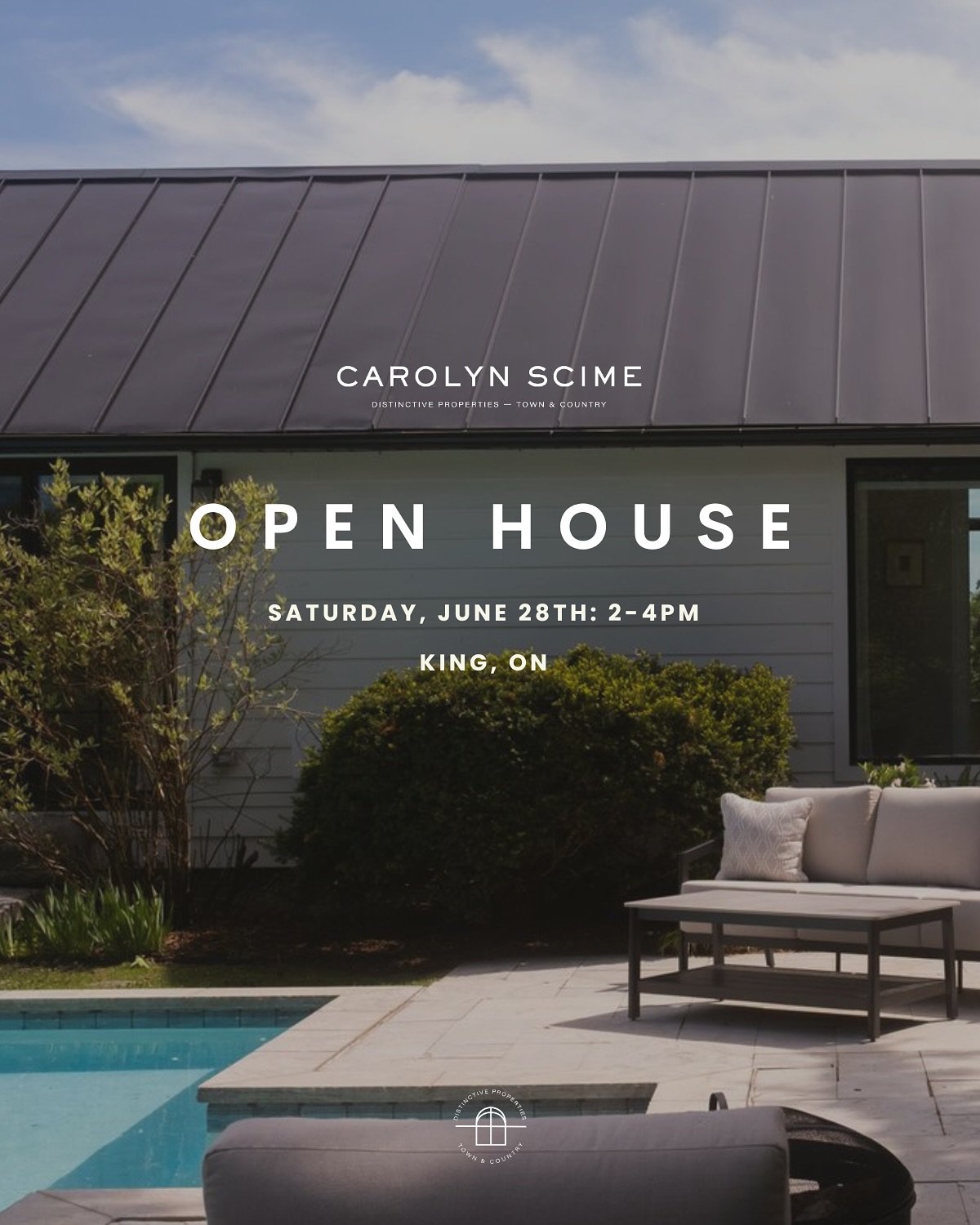 OPEN HOUSE 🏡 Saturday, June 28th: 2-4PM✨Kincora Farm 🐎

13825 8th Concession, King, ON📍

🛏️ 4+1 Bed
🛁 4 Bath
📐 3758 sqft
🏠 Guest house 
💦 Inground pool 
🐎 5-Stall barn &amp; 60x140 indoor arena
🌲 5 Acres in the heart of King Township
⏰ Loca