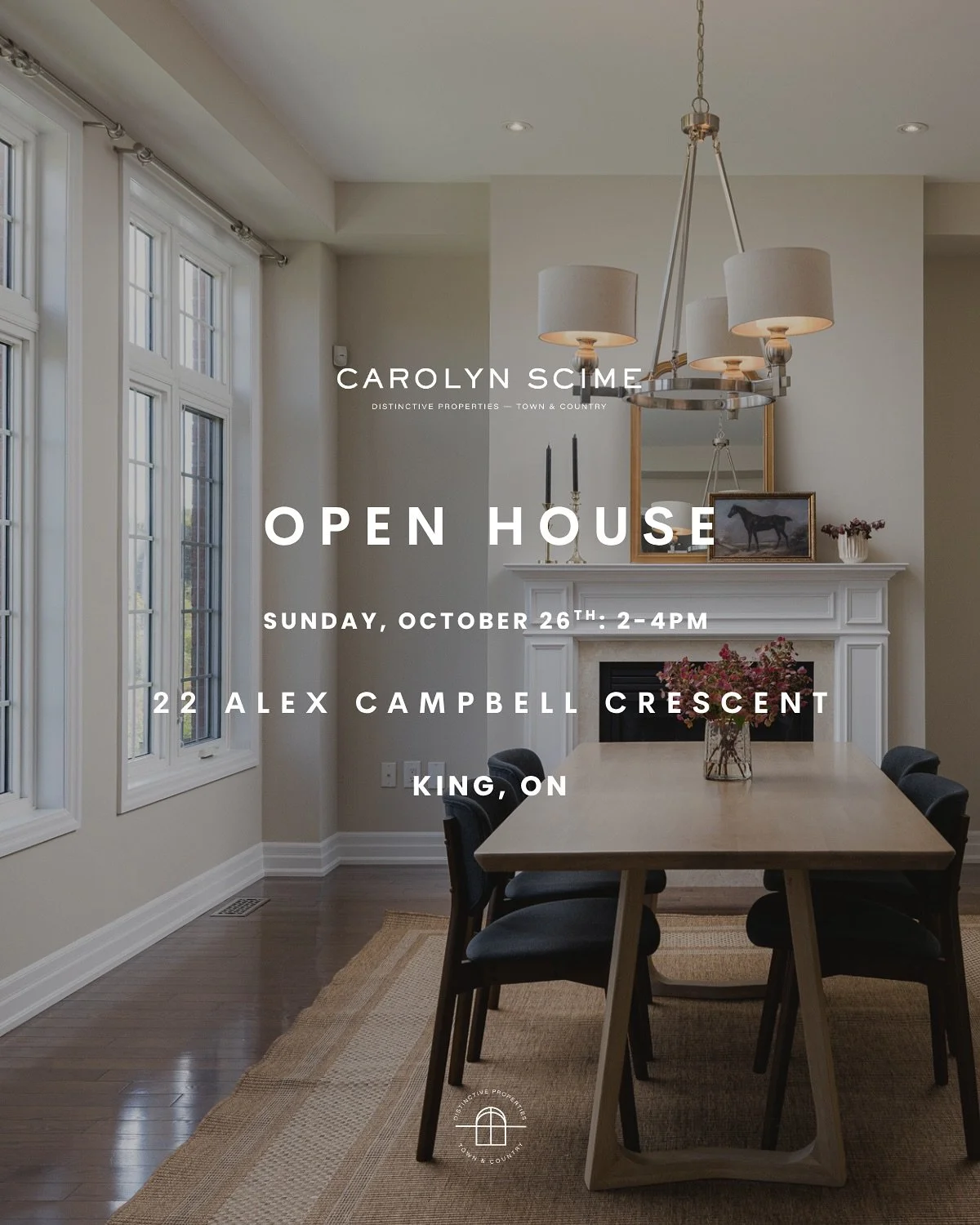 OPEN HOUSE 🏡✨ Sunday, October 26th: 2-4PM

22 Alex Campbell Crescent, King, ON📍

A rare find in King City this bright and spacious end-unit townhouse is tucked away on a quiet street and backs onto peaceful green space. 

Attached only by the garag