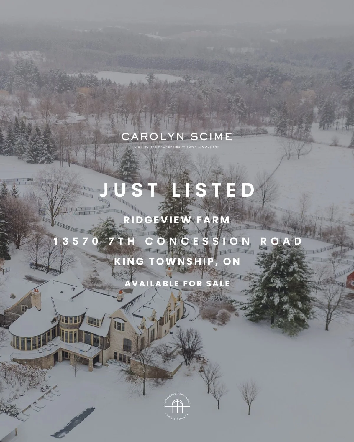 Ridgeview Farm✨ 13570 7th Concession Road, King📍

Nestled in the heart of King Township&rsquo;s coveted countryside, this impressive 56-acre private estate represents the pinnacle of refined country living. A property of this calibre rarely comes to