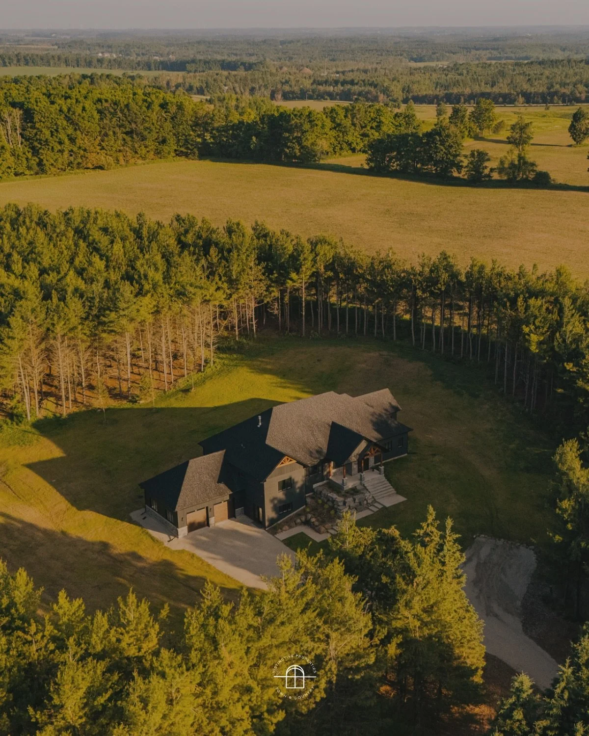 Privacy in Mono ✨675528 Hurontario Street, Mono, ON📍🌲

Nestled among pine trees on 24 private acres in Mono Township, this newly completed custom home offers 4,800 square feet of thoughtfully designed living space on two floors.&nbsp;

The main lev