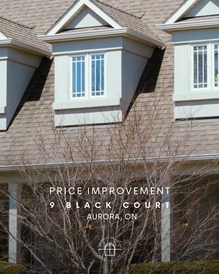 Price Improvement ✨ 9 Black Court, Aurora, ON📍

Located at the end of a quiet cul-de-sac in Brentwood Estates, this exceptional property sits on one of the largest lots in the neighbourhood at 0.82 acres, and offers a unique town and country setting