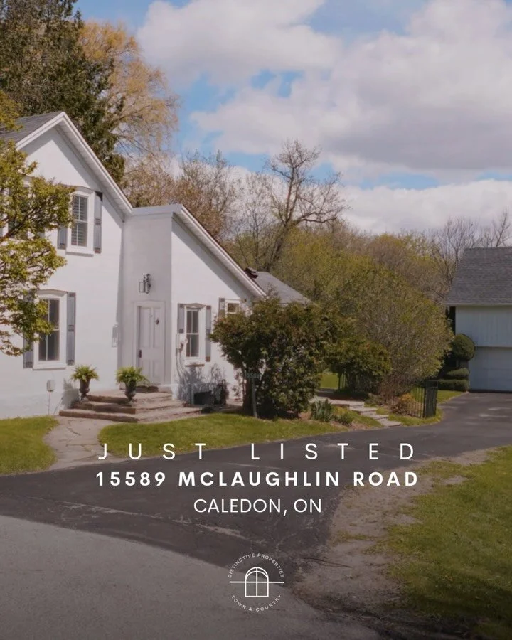 Just Listed✨15589 McLaughlin Road, Caledon, ON📍

Set in the charming village of Inglewood, this lovely century home offers a rare combination of privacy, character, and everyday comfort. 

Sitting on a 1/2 acre lot and surrounded by mature trees and