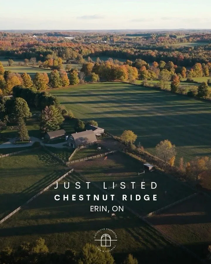 Just Listed✨ Chestnut Ridge: 5228 First Line, Erin, ON📍

Chestnut Ridge Farm represents the best of country living on nearly 72 acres of rolling, picturesque land with a beautifully preserved stone farmhouse and well-appointed equestrian amenities. 