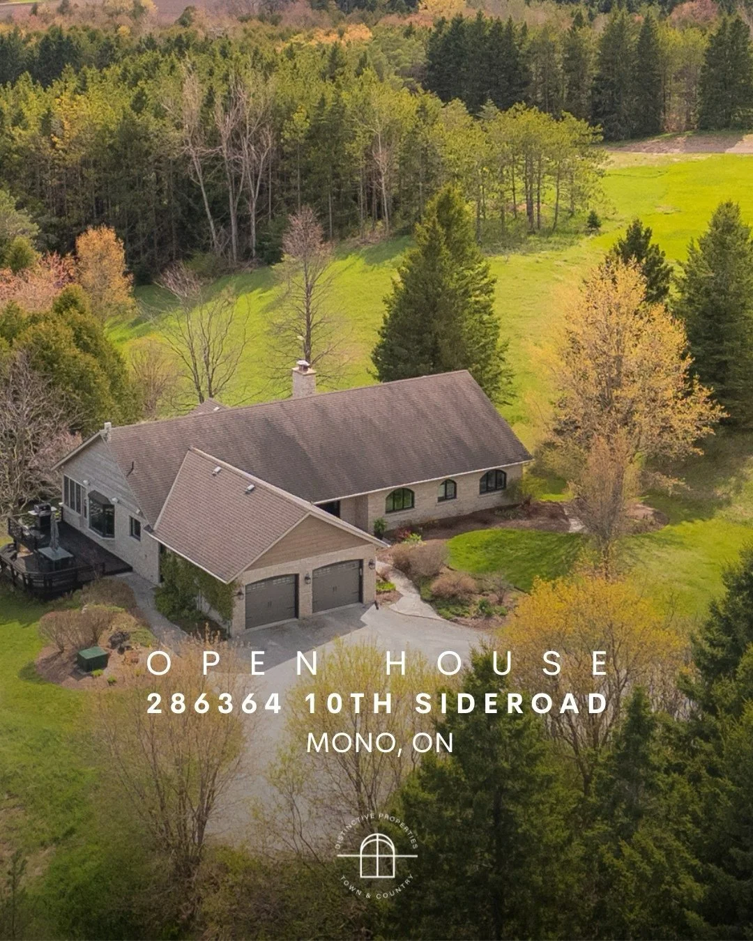286364 10th Sideroad, Mono, ON📍

🏡 OPEN HOUSE: Saturday, May 23rd - 2-4PM

Set on 10 private acres in the rolling hills of Mono Township, this beautiful bungalow offers sweeping southern views, all-day sun, and a peaceful countryside setting surrou