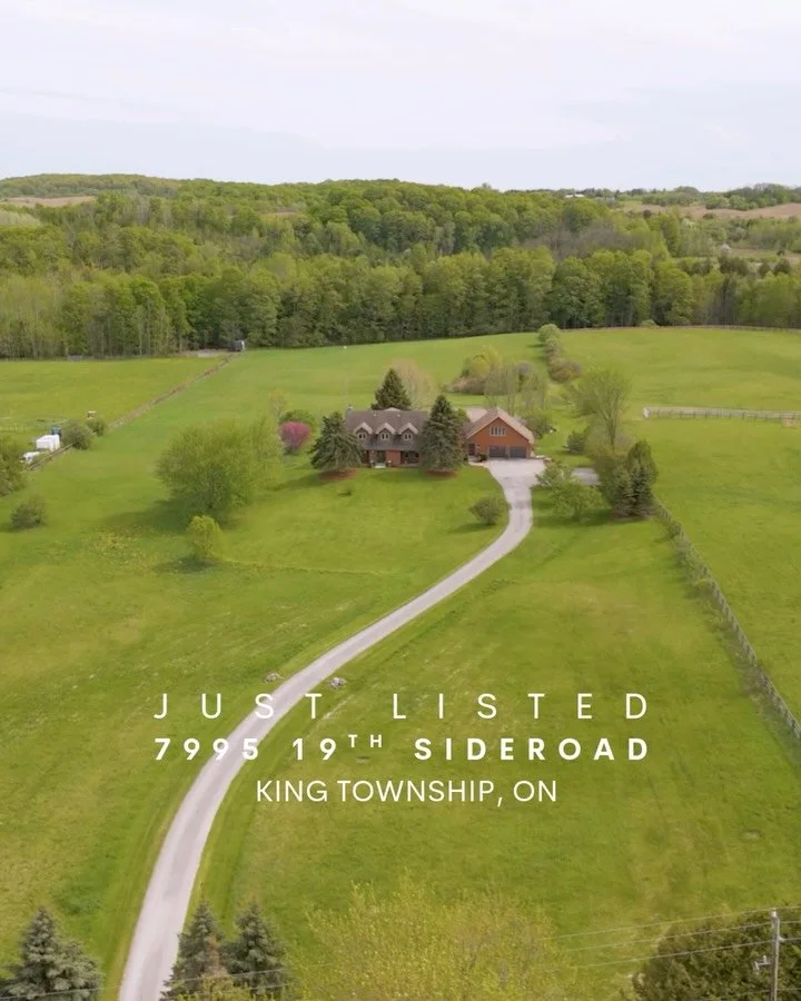 Just Listed✨ 7995 19th Sideroad, King Township, ON📍

Set on 10 acres in the rolling countryside of King Township, this family home is tucked away at the end of a long private drive, offering a wonderful sense of privacy and the kind of peaceful rura