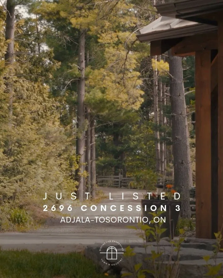 Just Listed✨ 2696 Concession 3, Adjala, ON📍

Set at the end of a long private drive, this beautifully renovated bungalow is tucked into 10 breathtaking acres in the heart of Hockley Valley, offering sweeping westerly views over the treetops and roll