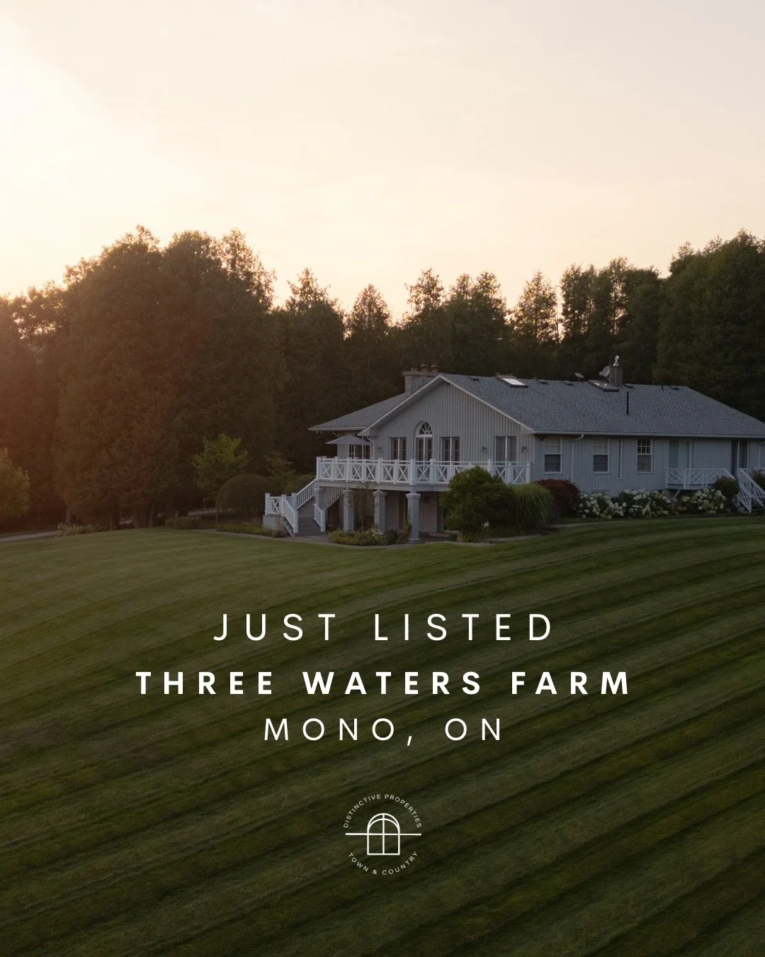 Just Listed | Three Waters Farm 🌳

This exceptional country estate sits on a quiet country road on over 73 acres of park-like grounds, rolling topography and mature woods. 

The warm and inviting residence was designed and brought to life by renowne