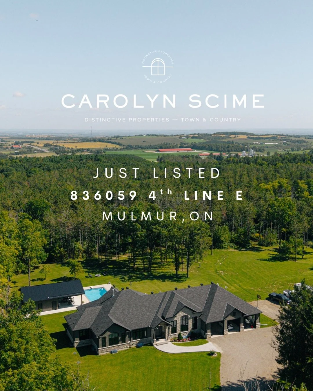 Just Listed | 836059 4th Line E, Mulmur 🍃

Set on 9.5 acres in the south end of Mulmur, this impressive builder&rsquo;s own home offers an exceptional amount of space both inside and out. Built to the highest standards, the sprawling bungalow was de