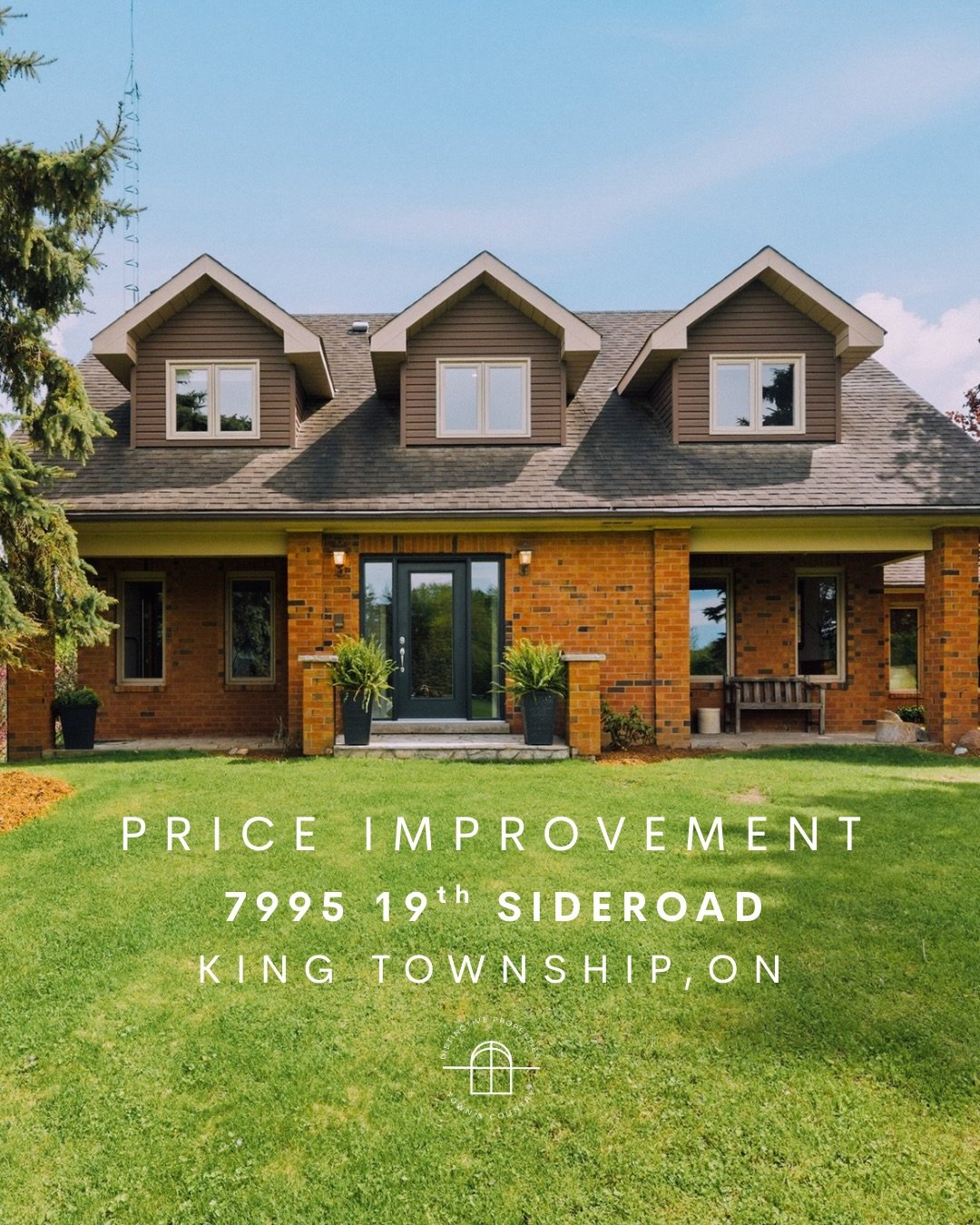 Price Improvement | 7995 19TH Sideroad, King Township, ON 🌾

Set on 10 acres in the rolling countryside of King Township, this family home is tucked away at the end of a long private drive, offering a wonderful sense of privacy and the kind of peace