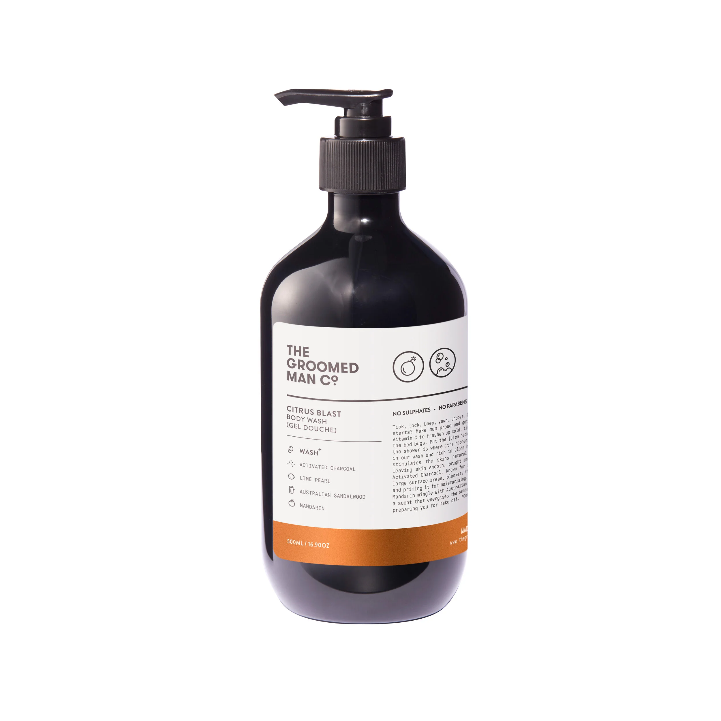 The Groomed Man Co. Citrus Blast Body Wash