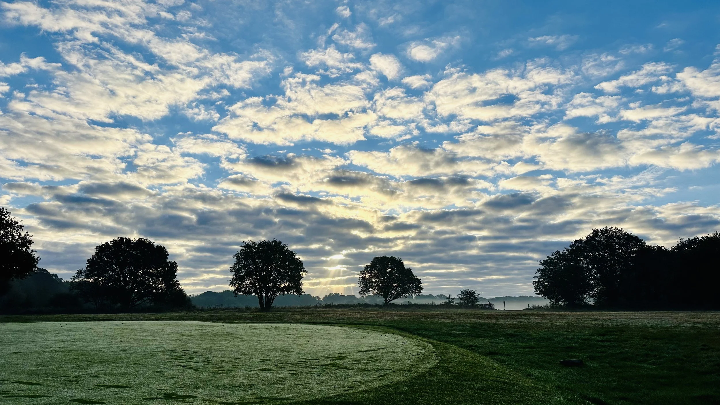 Morning has broken.