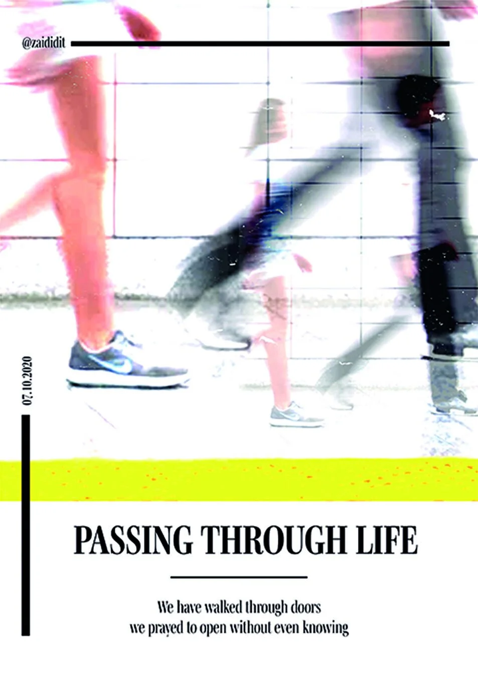 Passing Through Life  -  Poster Design