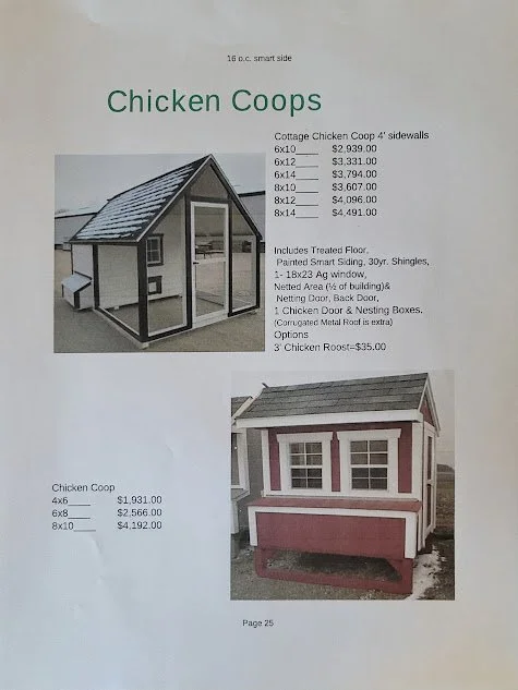 Greenhouses & Chicken Coops — McGuire's Big Boyz Toyz LLC