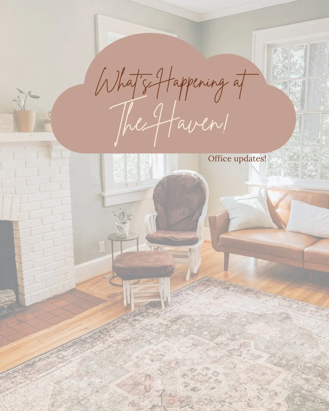 We have some updates for The Haven since Dr. Hannah has returned from maternity leave!

We are in full swing seeing patients and it has been the sweetest transition!

The schedule is fully open and we are accepting new patients as well 🫶🏻

We hope 
