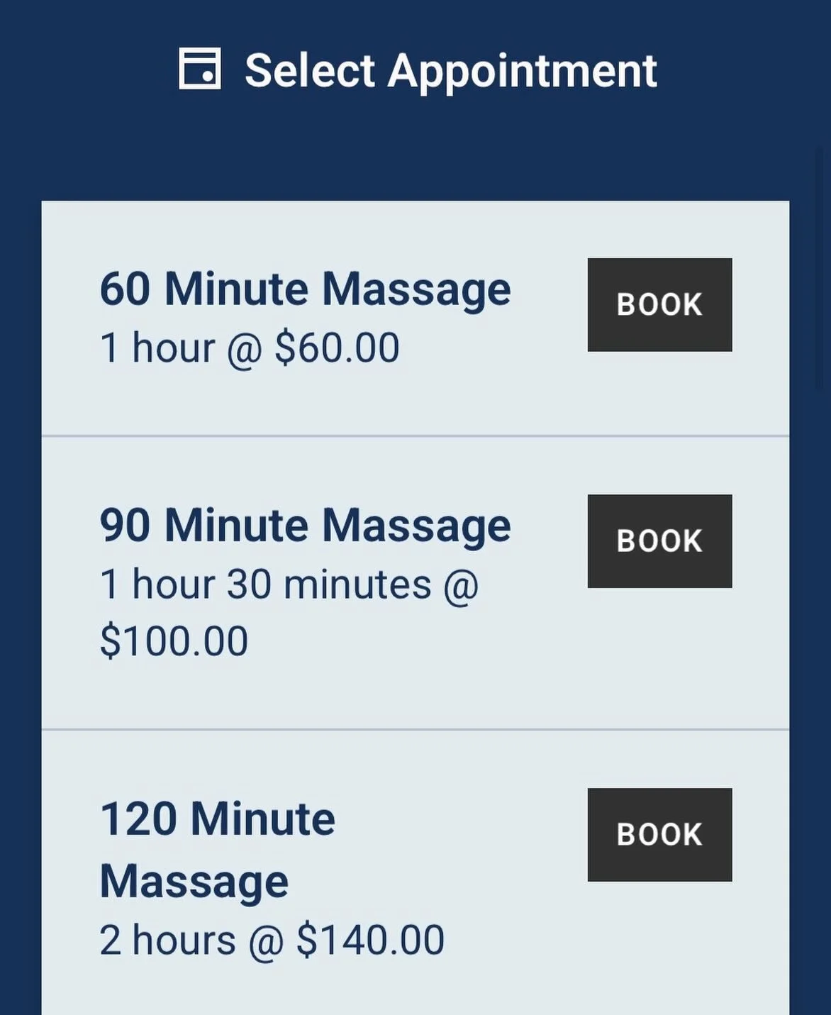 Online massage booking now available. Starting January 1st, I will be seeing clients at my new studio. Link in bio for details.