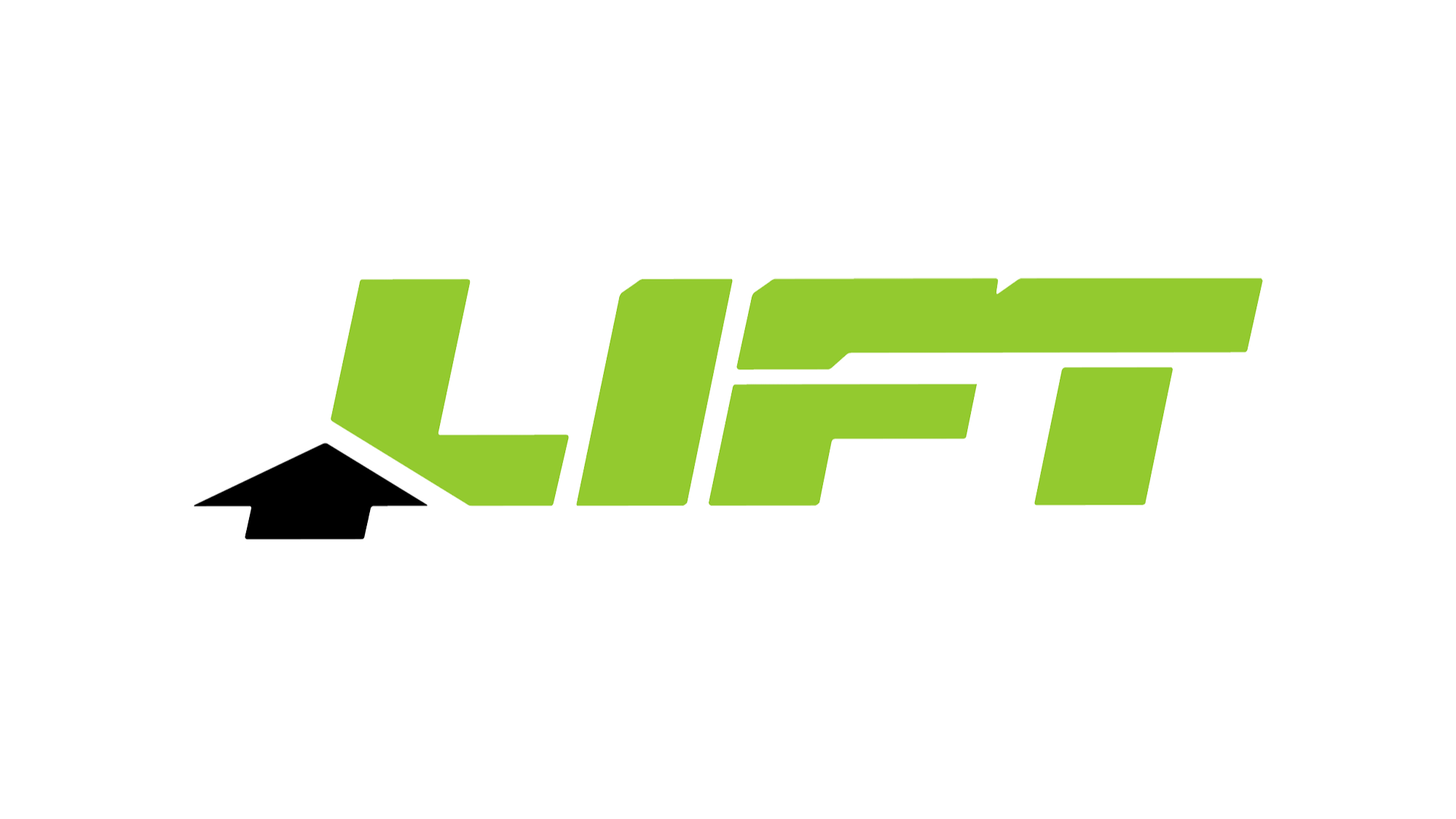 UFC logo with the letters 'UFC' in bold black font and green accents, and a black star with an arrow pointing up.