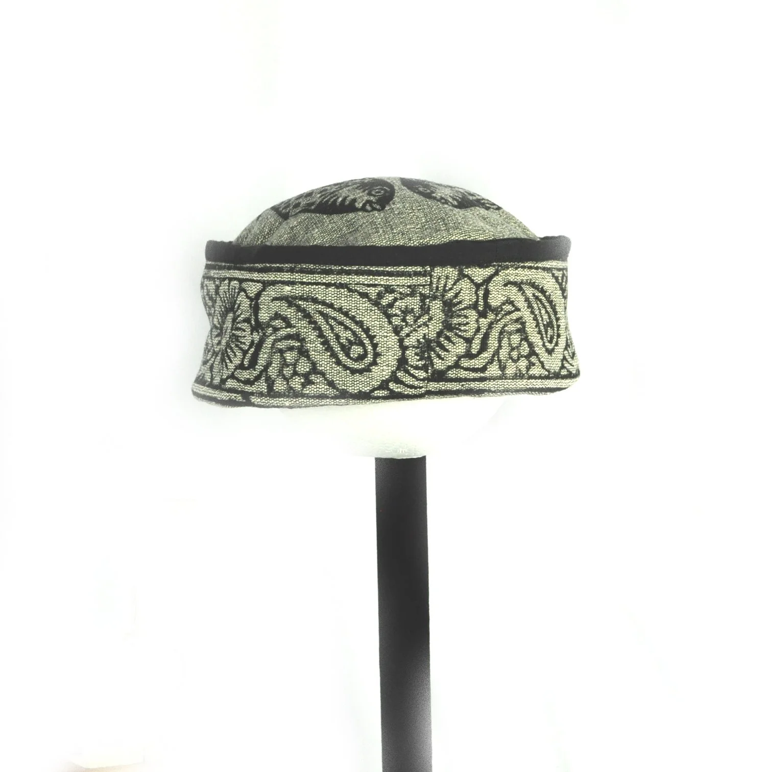 woodblock print hat  L  Nepal  #2600
