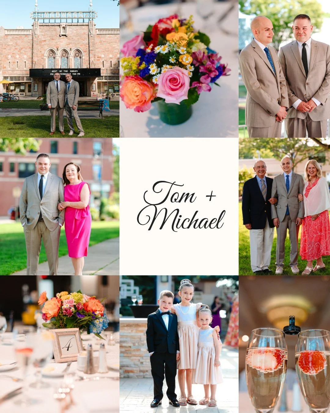 Tom + Michael are married!
A wedding celebration in Norwood MA that spanned two glorious summer days. From their intimate vows in downtown Norwood to their celebration party the next day at the Tiffany Ballroom, Tom and Michael savored the joy of ge