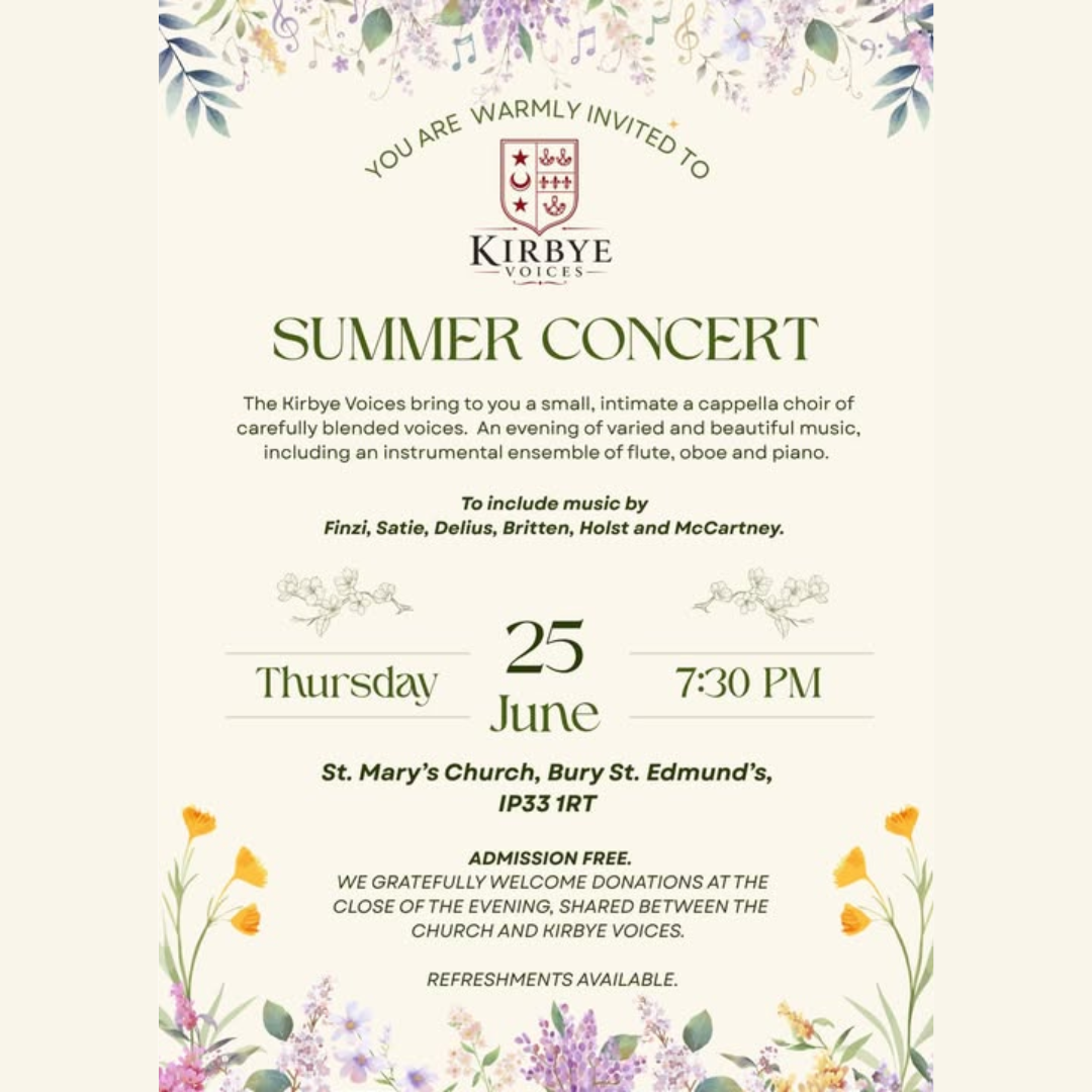 Kirbye Voices Summer Concert