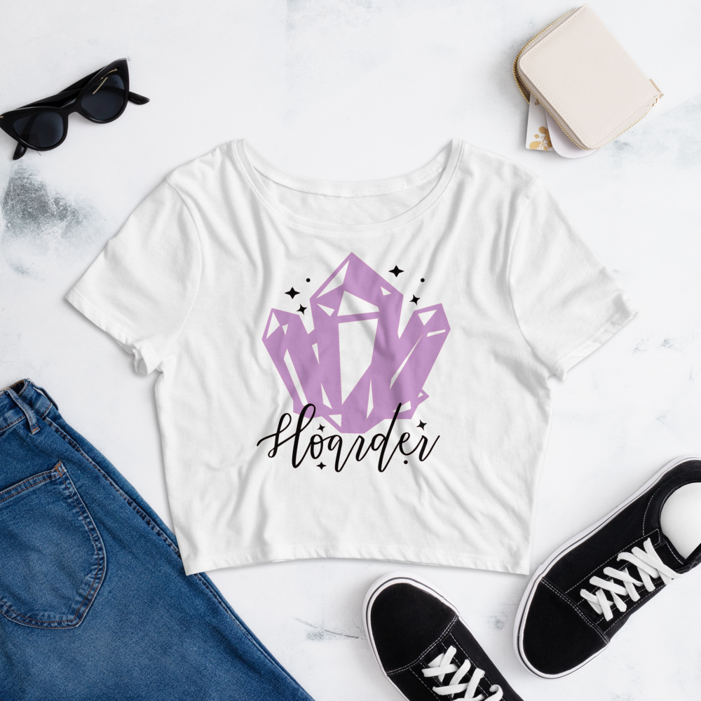 Crystal Hoarder Crop Tee