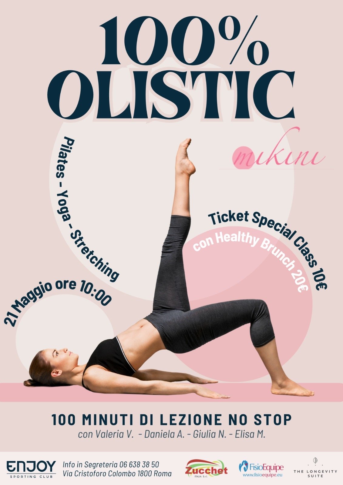 100% OLISTIC - DOMENICA 21 MAGGIO 10.00