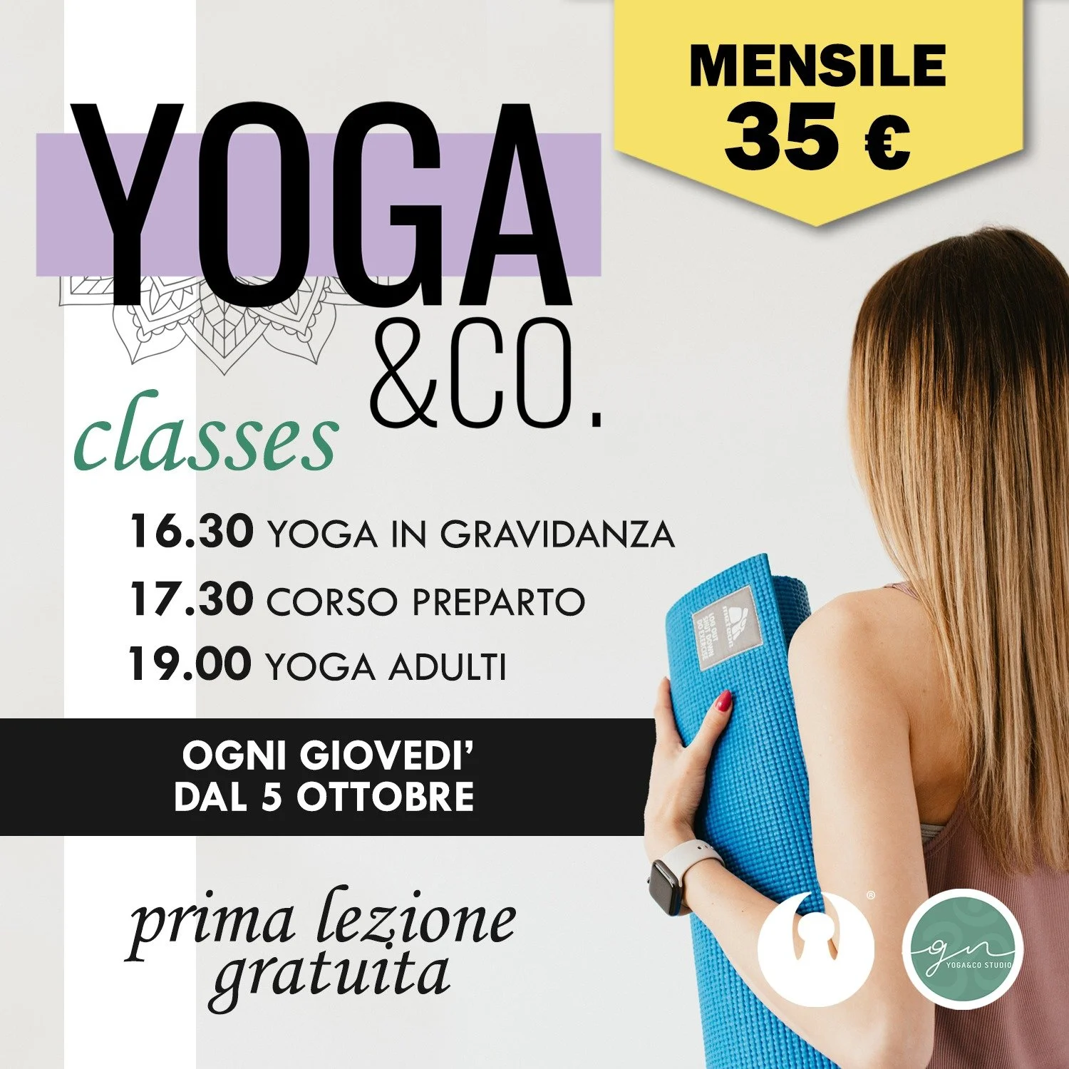 YOGA&amp;CO - OGNI GIOVEDI ALLE 19