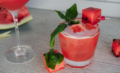 Watermelon Basil Cooler