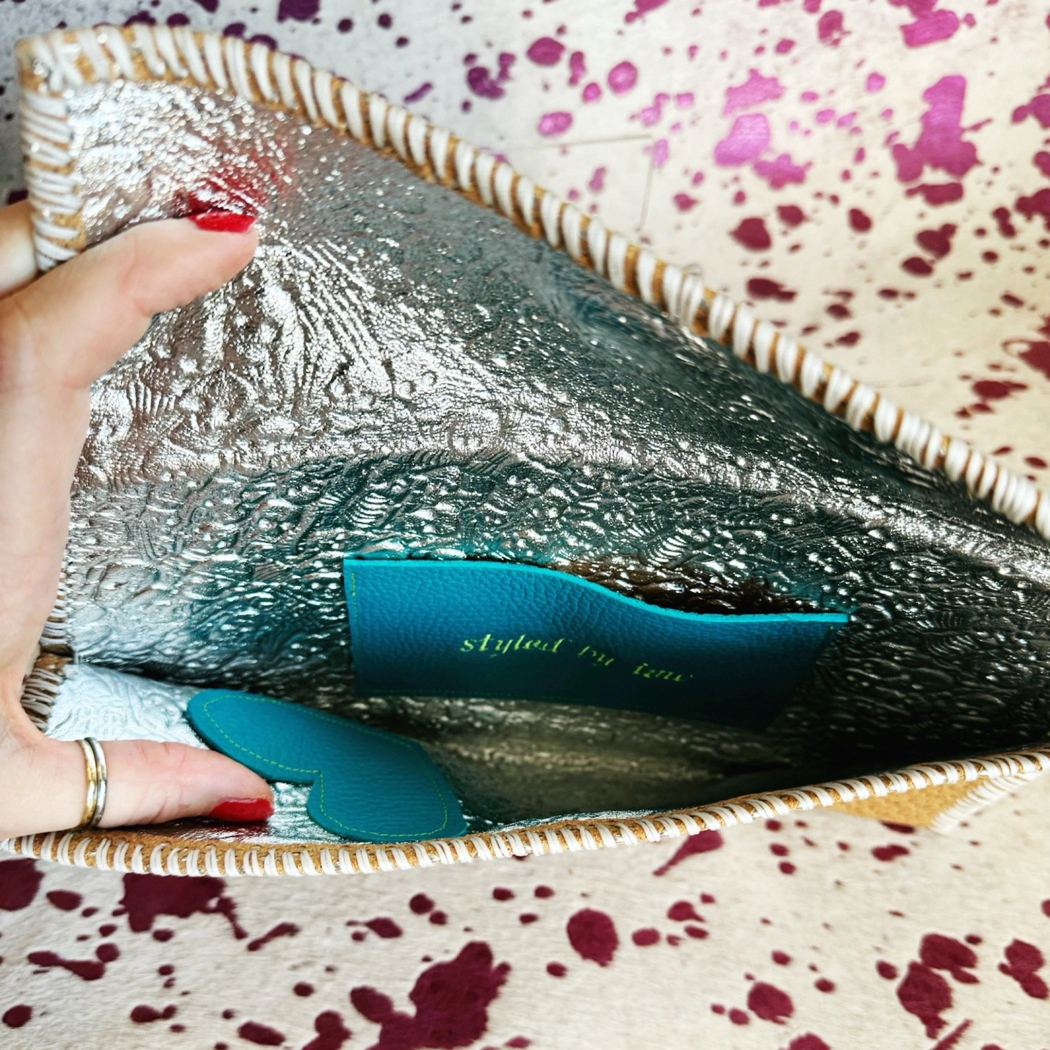 Interior: Cork & Silver Leather