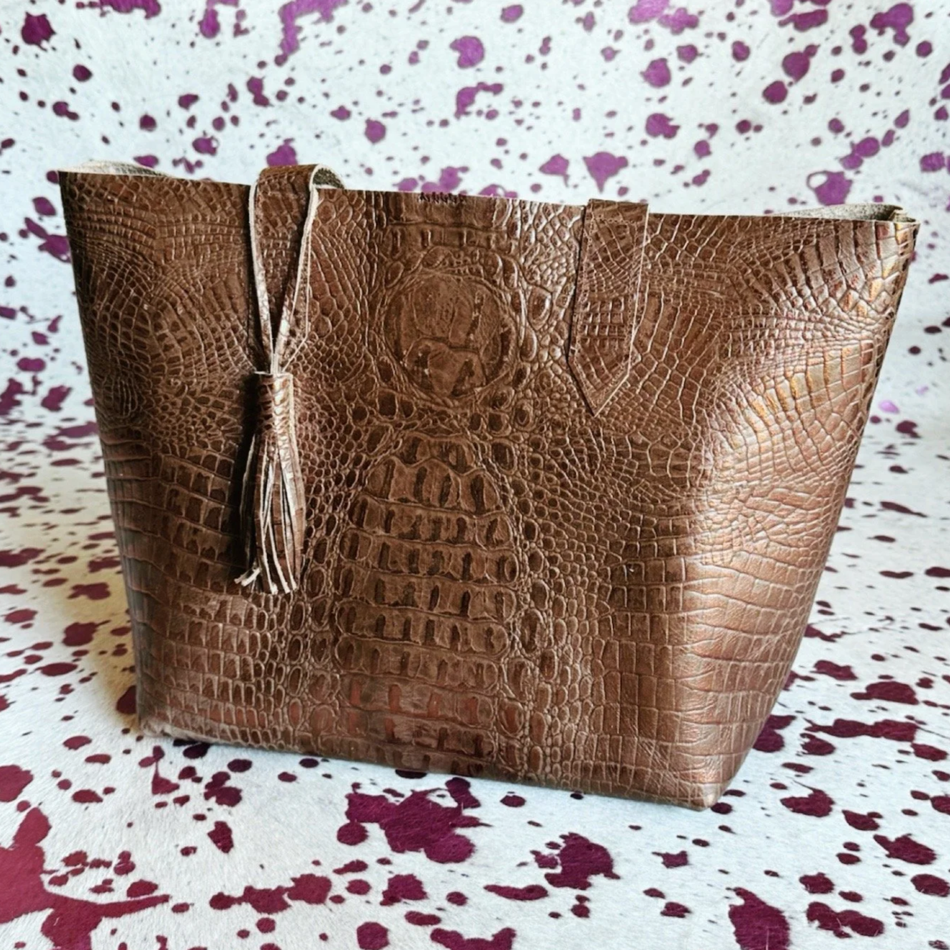 Mocha & Copper Foil Embossed