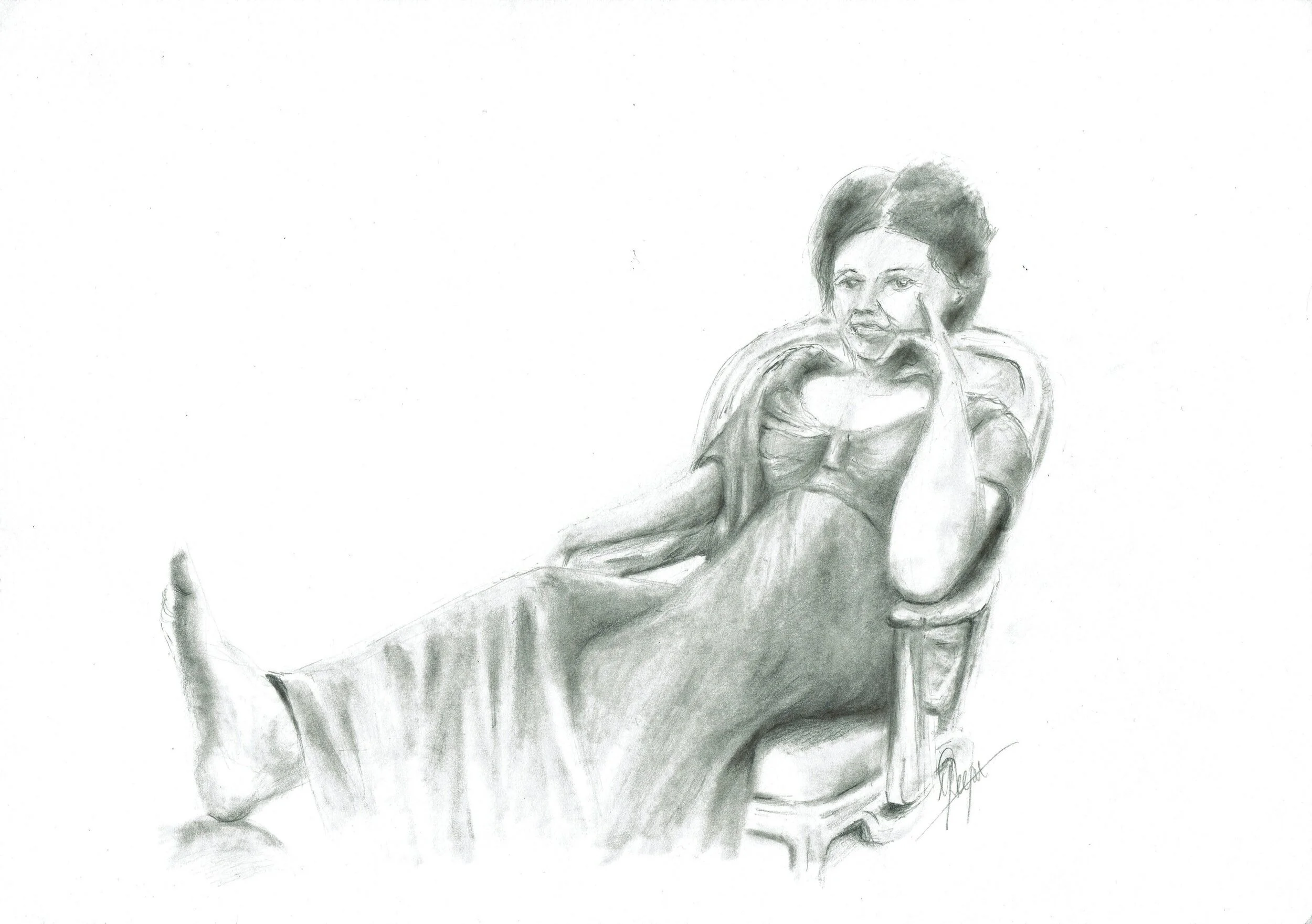 All sketches will be framed 